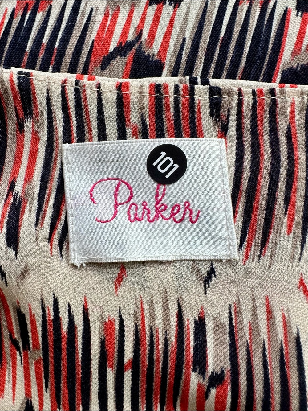 Parker 101 layered silk top with bell sleeves - Picture 8 of 9